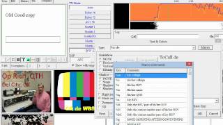 MMSSTV INSERTING TEXT TEMPLATE [upl. by Biernat]