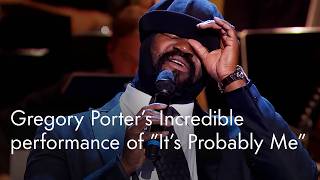 Gregory Porter performs Its Probably Me at the Polar Music Prize Ceremony 2017 [upl. by Leban]