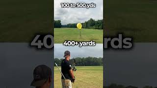 Long distance archery 100 to 500 yards archery skill longdistance outdoors t [upl. by Moyra]