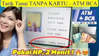 Cara Tarik Tunai BCA Tanpa Kartu ATM ✨ Ambil Uang di Mesin ATM BCA [upl. by Otrebireh708]