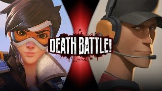 Tracer VS Scout Overwatch VS Team Fortress 2  DEATH BATTLE [upl. by Weil650]