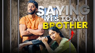 Saying yes to my brother challenge 😂  varunaradya VarunAradya31 [upl. by Nilyam351]