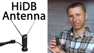 HiDB 50 Mile Portable TV Antenna Review [upl. by Dnaloy435]