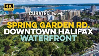 HALIFAX WALKING TOUR Spring Garden Area Downtown and Waterfront  Canada [upl. by Amaral]