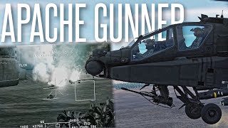 DANGEROUS APACHE GUNNER SIMULATOR  DCS AH64D Apache Gameplay [upl. by Cohin]