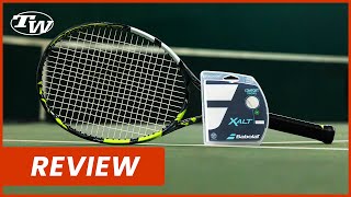 Babolat XALT Tennis Warehouse String Review armfriendly comfort w impressive control amp durability [upl. by Ramuk228]