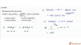 Name the following reaction PhCHOCH2COOEt2overseti PyridineundersetiiH2O [upl. by Pennie609]