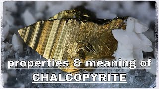 Chalcopyrite Meaning Benefits and Spiritual Properties [upl. by Odiug]