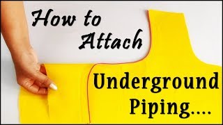 How to Attach Underground Piping  Sewing Techniques [upl. by Desireah]