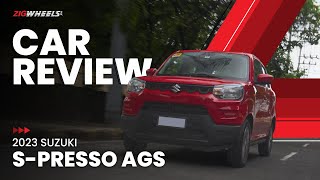 2023 Suzuki SPresso AGS Drive Review  ZigwheelsPh [upl. by Elfrieda]