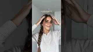 Braids on braids 🤎 hair hairstyle hairinspo hairtutorial hairideas hairtok braid hairhack [upl. by Esirtal]