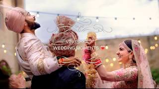 VIRUSHKA WEDDING MOMENTS 💗VM  bol do na Zara din Sagna da Dil Diyan gallan [upl. by Benni]