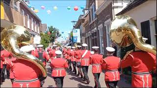 OBK Rhenen straat parade Renkum 2023 Wellenbrecker Polka [upl. by Tullius]