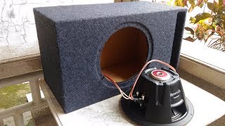 How to Make LPorted Subwoofer Box  DIY [upl. by Amsden787]