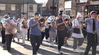 Chav Brass March To Lees Brass Band Contest  Whit Friday 2010 [upl. by Luz]