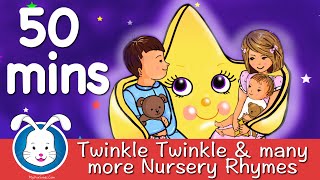 Twinkle Twinkle Little Star with lyrics amp more Nursery Rhymes [upl. by Naryt2]