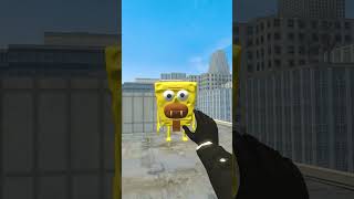 SpongeBob ate SpiderMan 🔴😱 meme spongebob gmod [upl. by Yusuk]