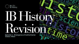 IB History Revision Series Episode One Emergence of Hitler [upl. by Miran340]