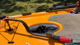 SuperYak Fishing Hobie Lynx Anchor Trolley Install [upl. by Christianson932]