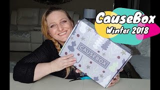 CauseBox Unboxing  Winter 2018 [upl. by Claribel]