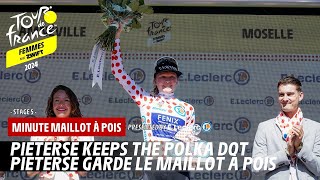 ELeclerc Polka Dot Jersey Minute  Stage 5  Tour de France Femmes avec Zwift 2024 [upl. by Adnauqaj]