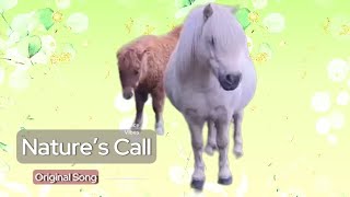 Cute Shetland Mare amp Foal Answer Nature’s Call ❤️🐴🎶 [upl. by Carmon]