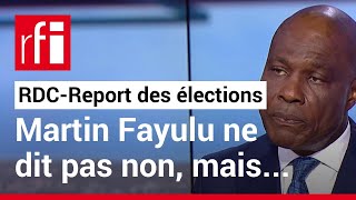 RDC un report des élections en 2024 Lopposant Martin Fayulu ne dit pas non mais… • RFI [upl. by Atirat]