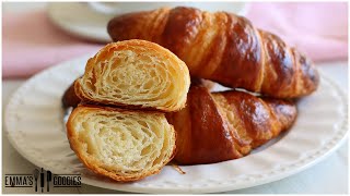 The Easiest way to make CROISSANTS  NO Folding [upl. by Bonni897]