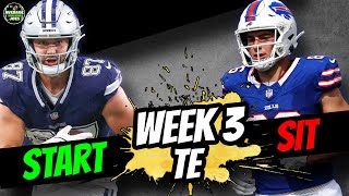 Fantasy Football 2024 Tight End Week 3 Must Start and Sits [upl. by Clemente]