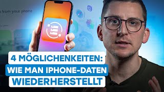 4 Möglichenkeiten Wie man iPhoneDaten wiederherstellt  DrFone [upl. by Laddie754]