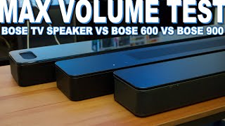 Bose Smart Soundbar 600 Vs 900 Max Volume Sound Test [upl. by Sanjay]