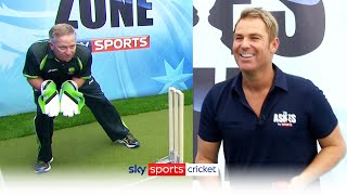 Ian Healy Wicket Keeping Mastersclass with Shane Warne bowling 🏏 Part 1 [upl. by Aisela198]