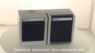 Schakelaar stopcontact IP55 buiten [upl. by Eelrahs171]