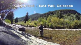 Fly Fishing  Gore Creek  Vail Colorado 2016 [upl. by Inajna]