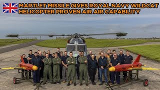 Martlet missile gives Royal Navy Wildcat helicopter proven air air capability [upl. by Ziza154]