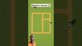 Minecraft Easy Modern House🏠shortsshorts mcbuilds [upl. by Anwadal]