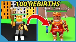 What Happens at 100 Rebirths in Roblox RPG Simulator [upl. by Yenmor]