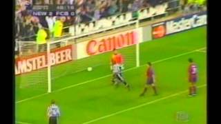 1997 September 17 Newcastle United England 3 Barcelona Spain 2 Champions League [upl. by Hogan]