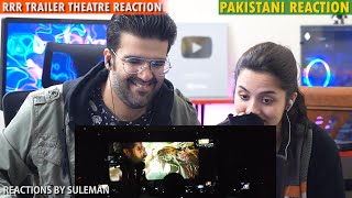 Pakistani Couple Reacts To RRR Trailer Theatre Response  Fans Gone Crazy  Jr NTR  Ram Charan [upl. by Irneh]