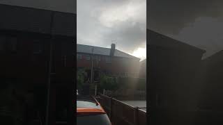 Loud thunder hits house close to us [upl. by Warner]