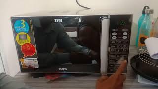 IFB microwave oven model 23SC3 demo part  4 [upl. by Luapnoj]