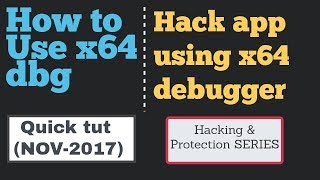 How to use x64dbg debugger  x64dbg quick tut   Using x64 dbg on Windows 10 [upl. by Airdnaxila351]