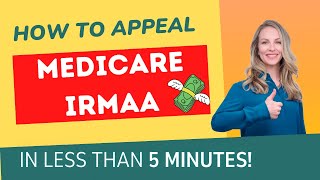 How to Appeal Medicare IRMAA in less than 5 minutes  Julia Lembcke CFP®  URS Advisory [upl. by Aelyk376]