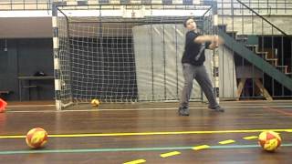 Handebol  3º treino específico goleiro iniciação  Infantil  ADA Portugal [upl. by Japha]