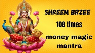 Shreem Brzee 108 Times  money mantra [upl. by Anirtak]