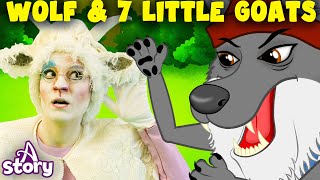 Wolf and 7 Goats  The Bad Wolf and the Giant Pig Cartoon Khani Urdu  A Story Urdu [upl. by Botzow]