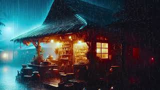 🔴Maximum Relaxation to Sleep Soundly with Heavy Rain amp Massive Thunder  Village House Rainstorm [upl. by Nylecaj899]