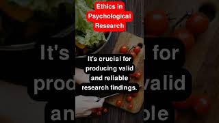 Ethics in Psychological Research [upl. by Pappas]