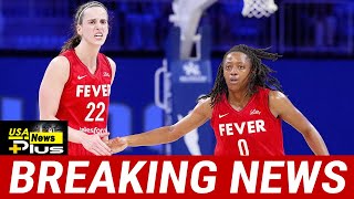 Indiana Fever and Caitlin Clark clinch playoff spot snap longest active postseason drought in WNBA [upl. by Nyret]