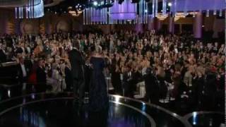 Morgan Freeman wins Cecil B DeMille Award Golden Globes 2012 [upl. by Eceinert]